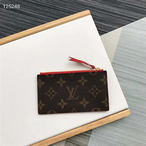 lv zip card holder|louis vuitton name card holder.